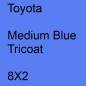 Preview: Toyota, Medium Blue Tricoat, 8X2.